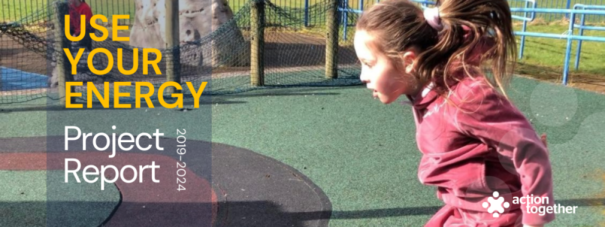 Little girl jumping on play ground