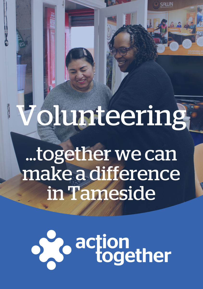 Photo of Tameside Volunteering Banner